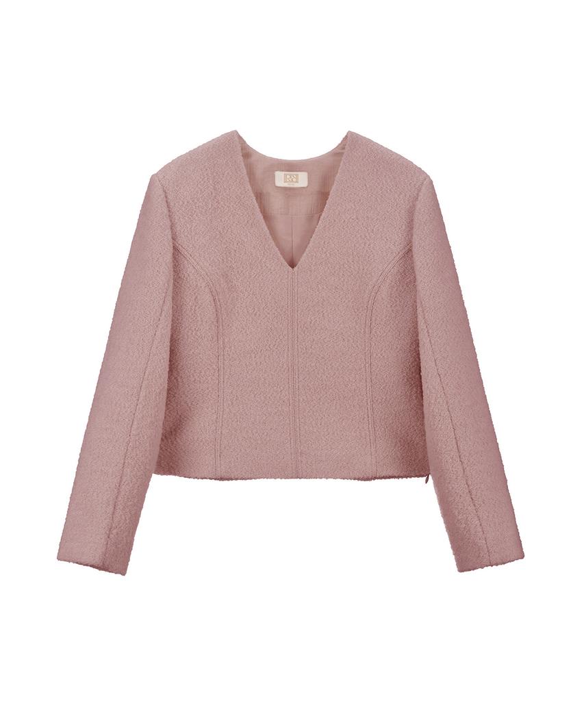 RENEJ Bobo Two-Way Tweed Top