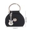 PU Leather Guitar Pick Holder Keychain Pick Cover Pouches Portable Plectrums Bag
