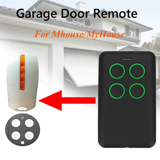 Telecomando Universale Mhouse TX4 – Ricambio 433,92 MHz Con Codice Rotante, Batteria Inclusa