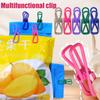 1-50 pièces Clips de Scellage Colorés Pinces à Linge Portables Scellage pour Aliments Snacks Clips de Scellage et de Rangement Pince Métallique Articles Ménagers Cuisine