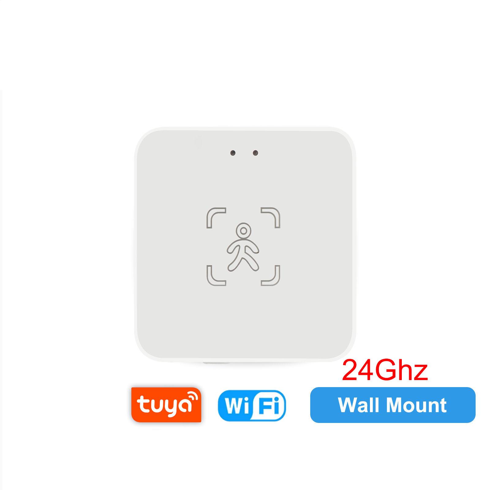 Tuya WiFi / Zigbee Human Presence Detector,Luminance/Distance Detection,  Smart Human Body PIR Sensor Support Home Assistant WIFI 24G