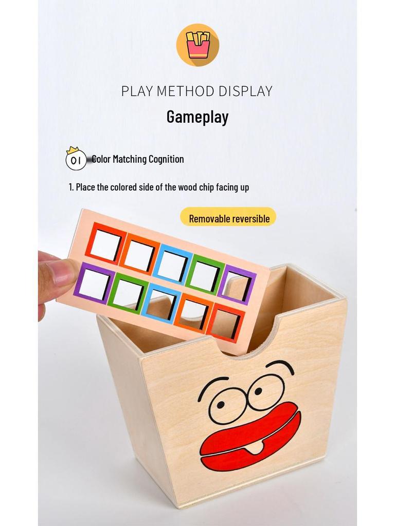 Wooden Play Food Set: Burger, Fries, Sandwich Toy for Pretend Kitchen Fun