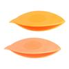 2pcs Tatting  s Plastic Tatting  s Craft Tool for   Hand Sewing Knitting(Orange Yellow )