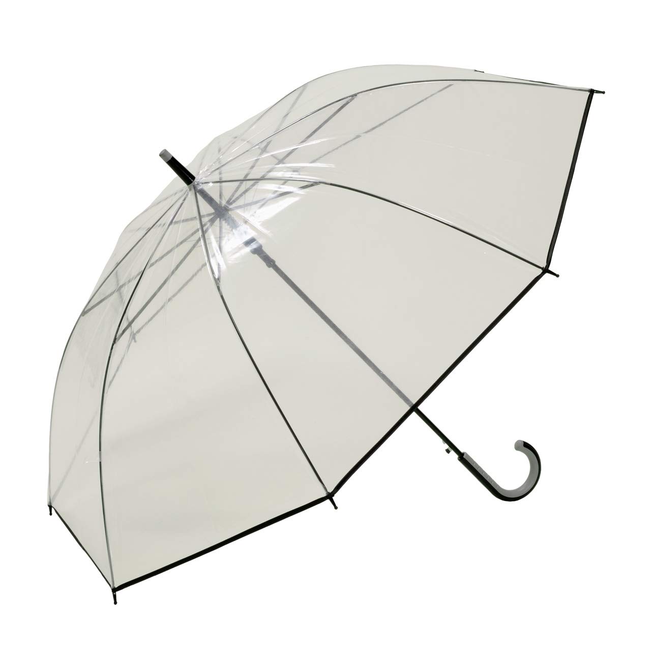

Прозрачный виниловый зонт 70 см Suberaz POE Jump Umbrella Jumbo Large Rain Umbrella [LIEBEN-0641]