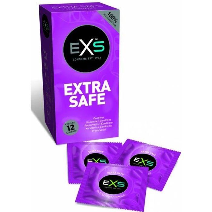PRESERVATIF EPAIS Préservatifs épais Extra Safe x12 EXS
