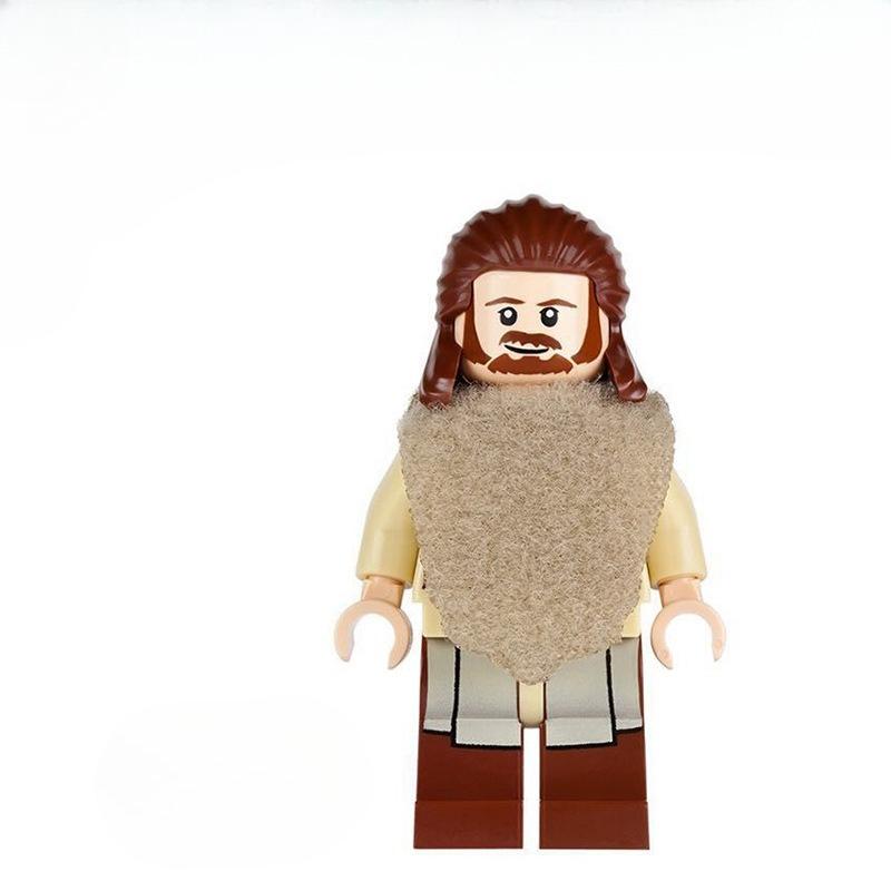 Hot Toys Minifigures Building Blocks Bricks Luke Skywalker Han Solo Jawa Embo Action Figures Kids DIY Collection Toys Gifts