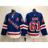 New York Rangers NHL Hockey Jersey Panarin 10 Lafreniere 13 Embroidered Ice Uniform Men