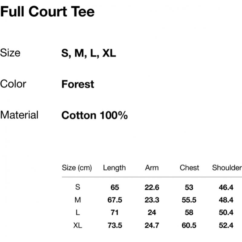 ThIs Is Never That Full Court Tee Forest