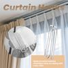 AA58 Window Treatment 4 Prongs Pinch Pleat Drapes Curtain Hooks 20pcs