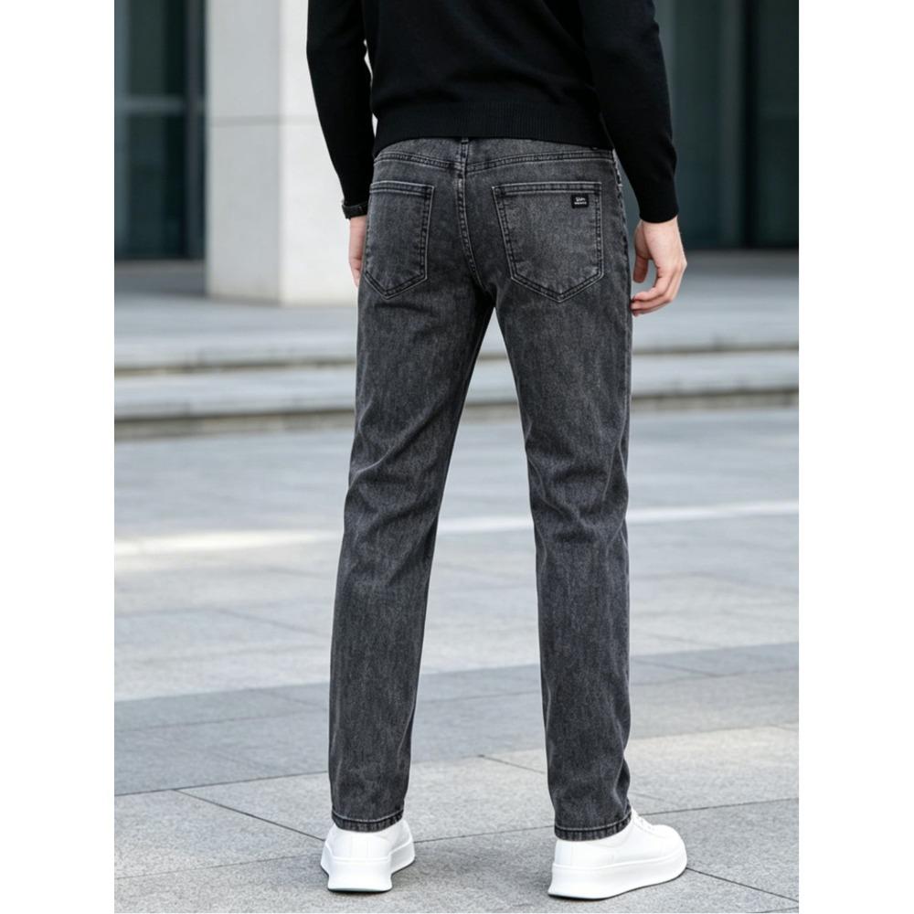 Men’s Jeans: Trendy, High-street, Minimalist, Elegant, Classic, Business-style, Stretch, Slim-fit, Straight-leg Trousers