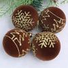 4Pcs Shatterproof Christmas Baubles Ball Hanging Ornament Christmas Tree Decoration For Wreath Mantels Winter Holiday