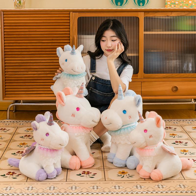 Plush Toy Pony Doll Machine Exchange Gift Children'S Pillow Unicorn Doll Girl