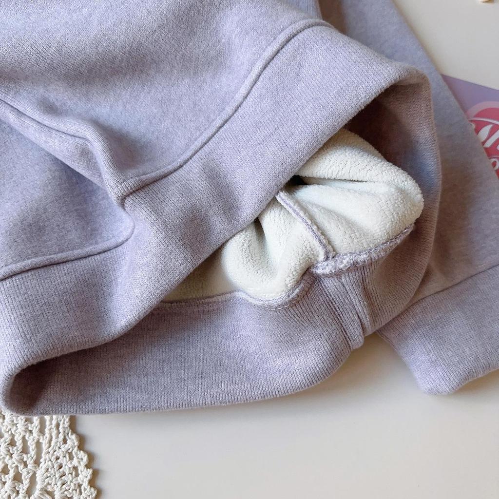 New Winter Girls' Casual Three-Piece Set: Hooded Vest, Sweatshirt, and Long Pants (AWB107)