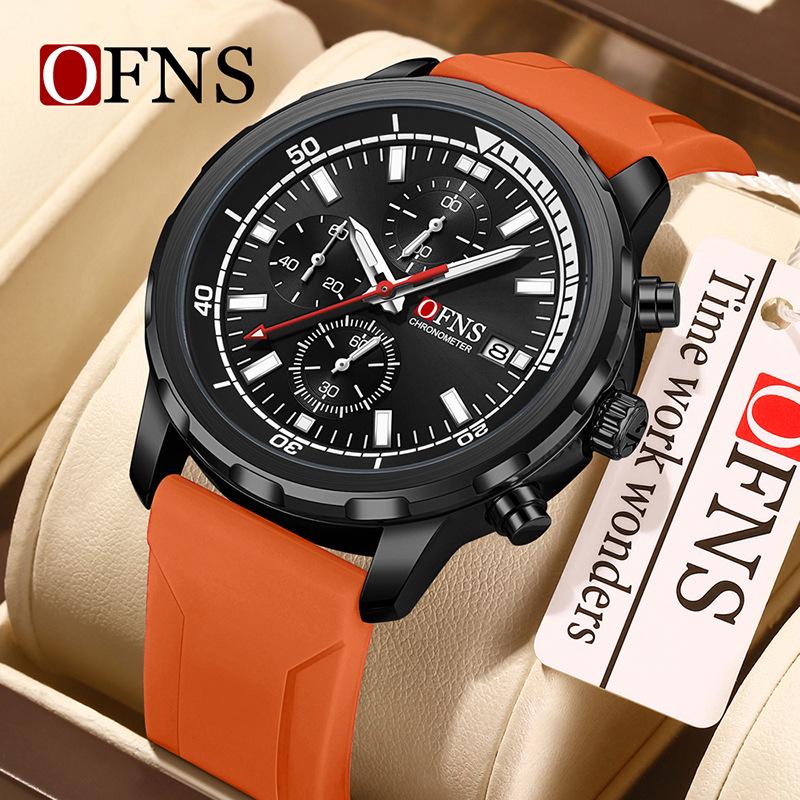 Oufanni Men's Waterproof Luminous Quartz Chronograph Watch