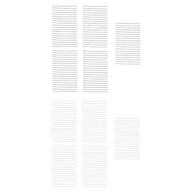 100PCS Double Loop Wire Binding Spine 6.4mm Diameter 34 Teeth 3:1 Scale Combs Spiral Binding Coil Fo