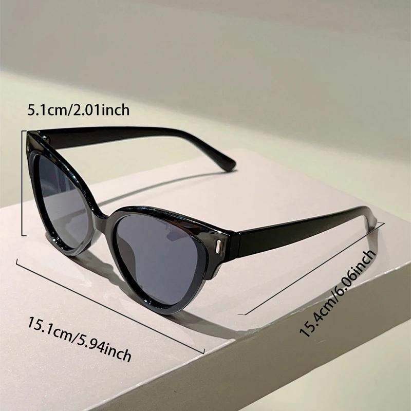 Cat Eye Sunglasses Women  New in Vintage Fashion Casual Decor Shades Trendy Brand Design Candy Color Rim Sun Glasses