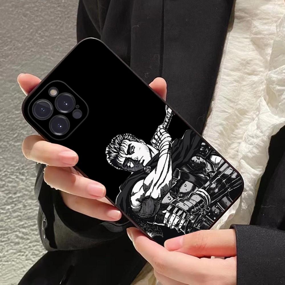 Anime Berserk Guts Phone Case For IPhone 16 15 14 11 12 13 Mini Pro XS Max Cover 6 7 8 Plus X Funda Shell