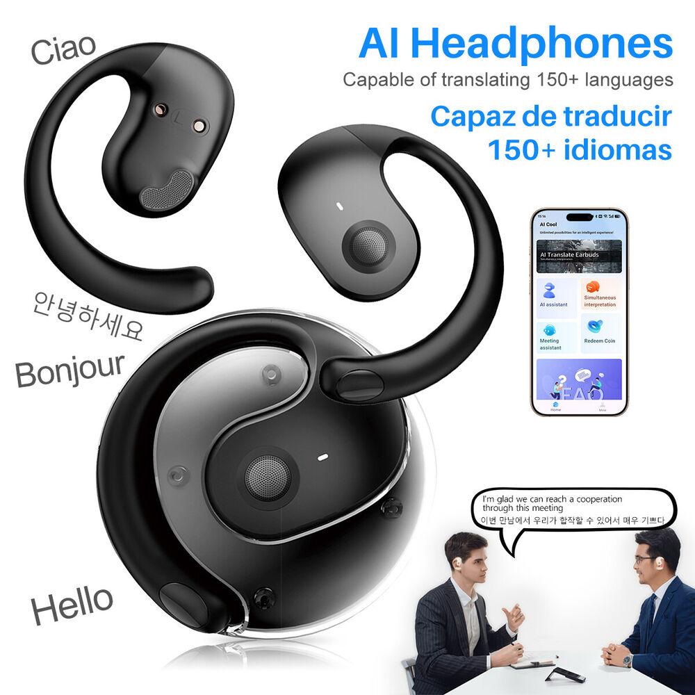 Translator Earbuds 150 Languages Real Time Online OffLine Translation Earphones