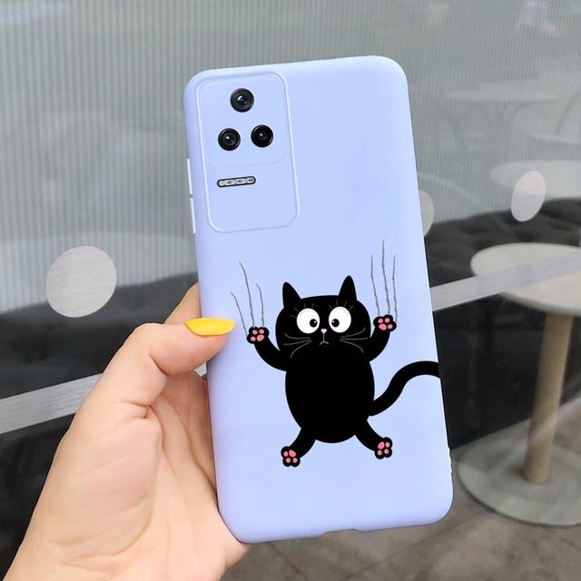 Per Xiaomi Poco F4 Custodia Cute Alien Cartoon Cover morbida in silicone TPU Custodia per telefono per Xiaomi Poco F4 GT PocoF4 Capa antiurto Coque