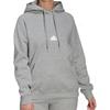 Adidas Solid Color Simple Sports Pullover Hoodie Long Sleeve Sweatshirt Women Tops Light-Grey HG4358