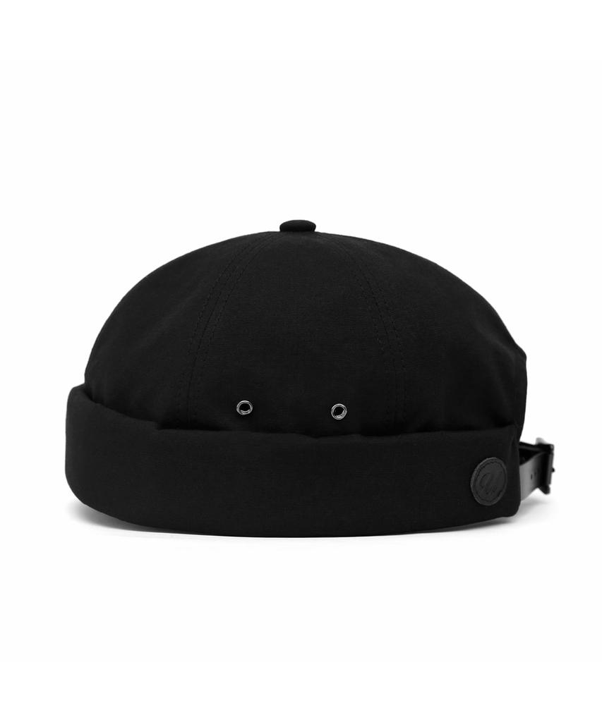 Eondeokeonteulol Vintage Cotton Brimless Cap Mold Cap / Vntg / Black