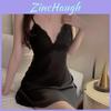 Elegant Satin Sleeveless Nightdress With Builtin Bra For Comfortable Sleep And Lounge