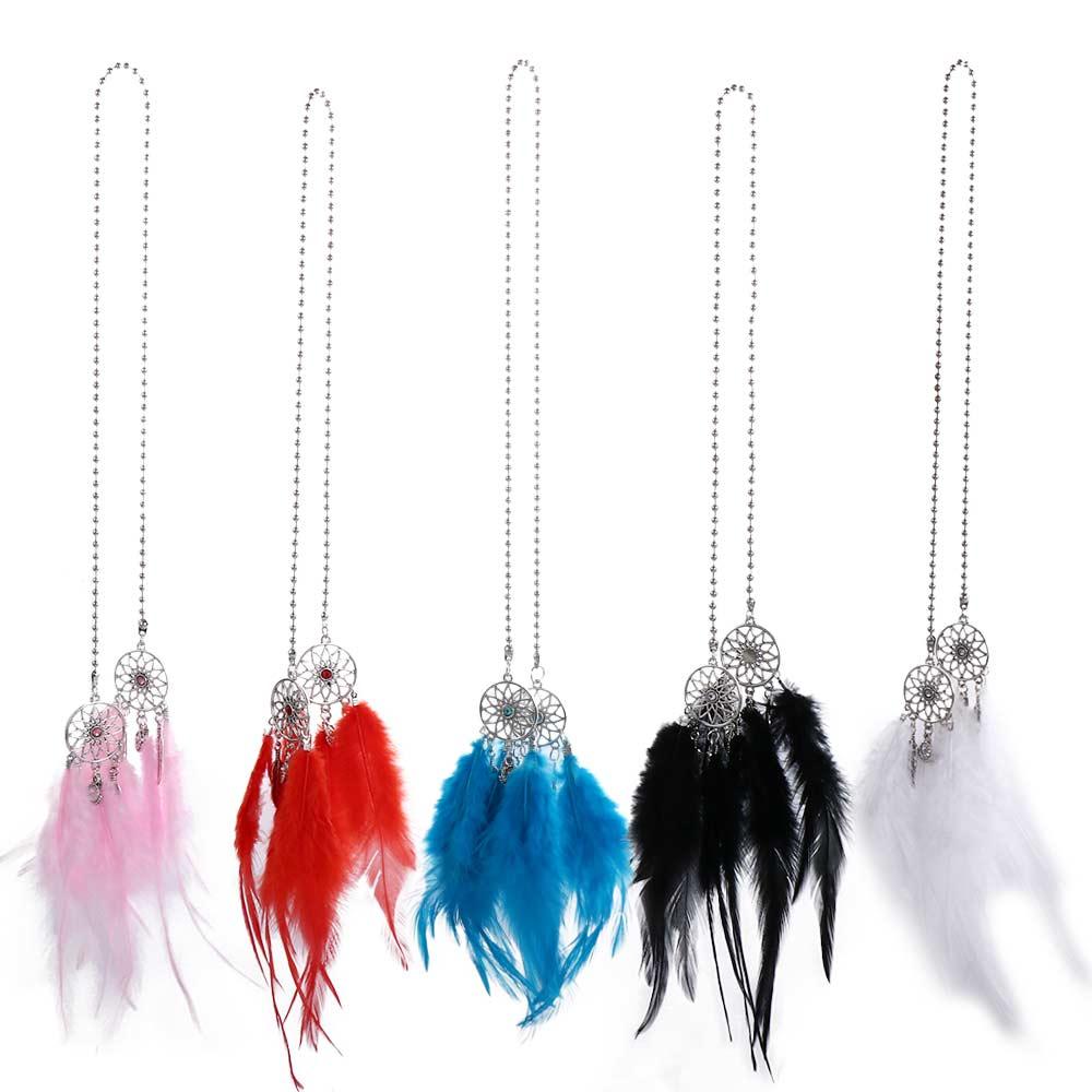 Wandbehang Auto-Schmuck Handgemacht Traumfänger Windspiel Feder Auto-Anhänger Traumfänger