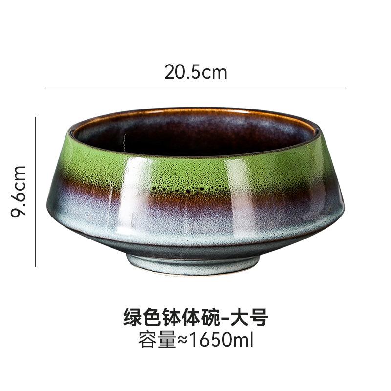 Japanese Retro Ramen Bowl Household Salad Rice Soup Restaurant Food Decoration Ceramic Kitchen Tableware