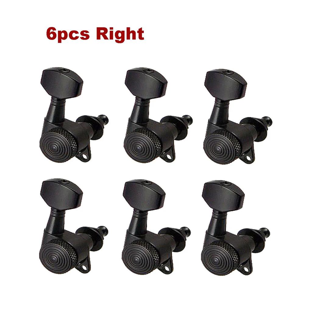  6-Piece Right Locking Guitar Tuners | High-Precision 1:18 Gear | Fit Electric & Acoustic Guitars