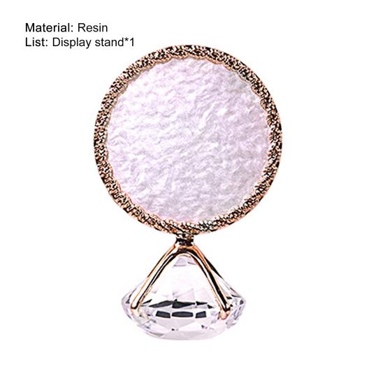 Nail Display Plate Professional Multifunctional Resin False Nail Art Plate Tips Display Rim Stand for Manicure