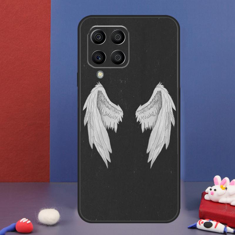 Fantasy Angel Girl Wings Case For Samsung Galaxy M16 M06 M36 M56 M15 M11 M31 M21 M53 M13 M32 M52 M35 M55 M14 M34 M54