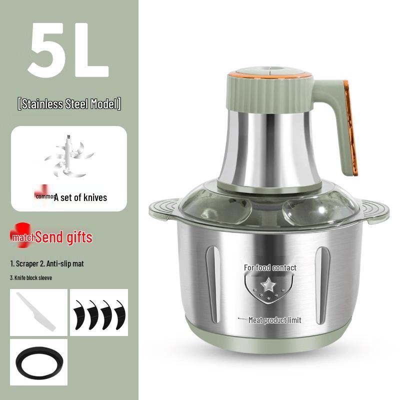 ZISIZ Electric Food Chopper & Meat Grinder