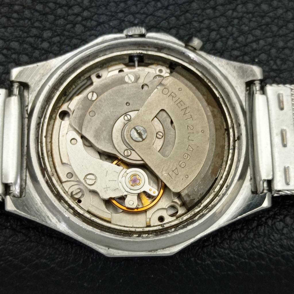 VINTAGE ORIENT CRYSTAL AUTOMATIC JAPAN MENS ORIGINAL DIAL WATCH a500747-5 R154-a500747