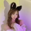 Bow Cosplay Headwear Cat Woman Halloween Dress Up Cat Ears Headband Set  Female Hair Accessories
