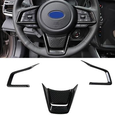 For Subaru XV 2018 Crosstrek Outback Forester -2026 Steering Wheel Switch Buttons Trim Cover Sticker Car Styling Accessories