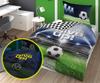 Bedding set glowing in the dark 140x200 football pitch