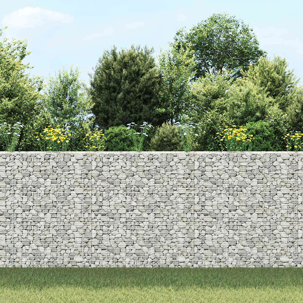 Gabion Raised Beds 3 Pcs 30 X 30 X 150 Cm Iron
