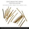 19pcs 2.2MM Brass Guitar Fret Wire Fretwires for Classic Guitar Fingerboard