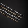 Elegant Multi-Style Double-Layer Hollow Chain Stainless Steel Jewelry