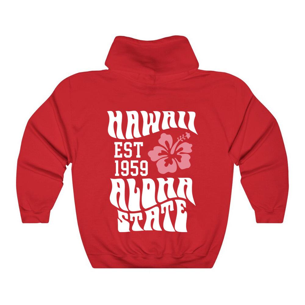 Aesthetic Hawaii Hoodie Aloha State Sweatshirt