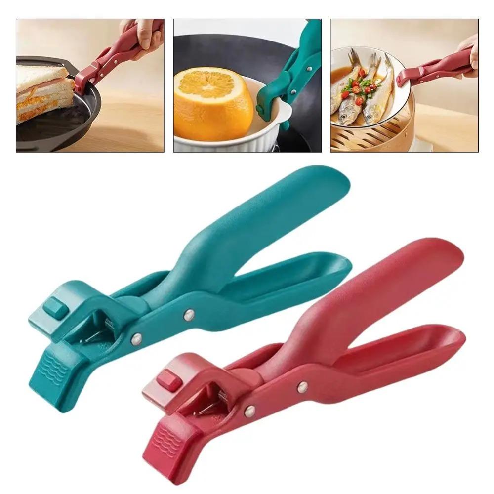 Anti-scald Clip Silicone Kitchen Anti Scald Plate Bowl Dish Pot Holder  Anti-hot Clip Lifter Kitchen Accessories Gadget