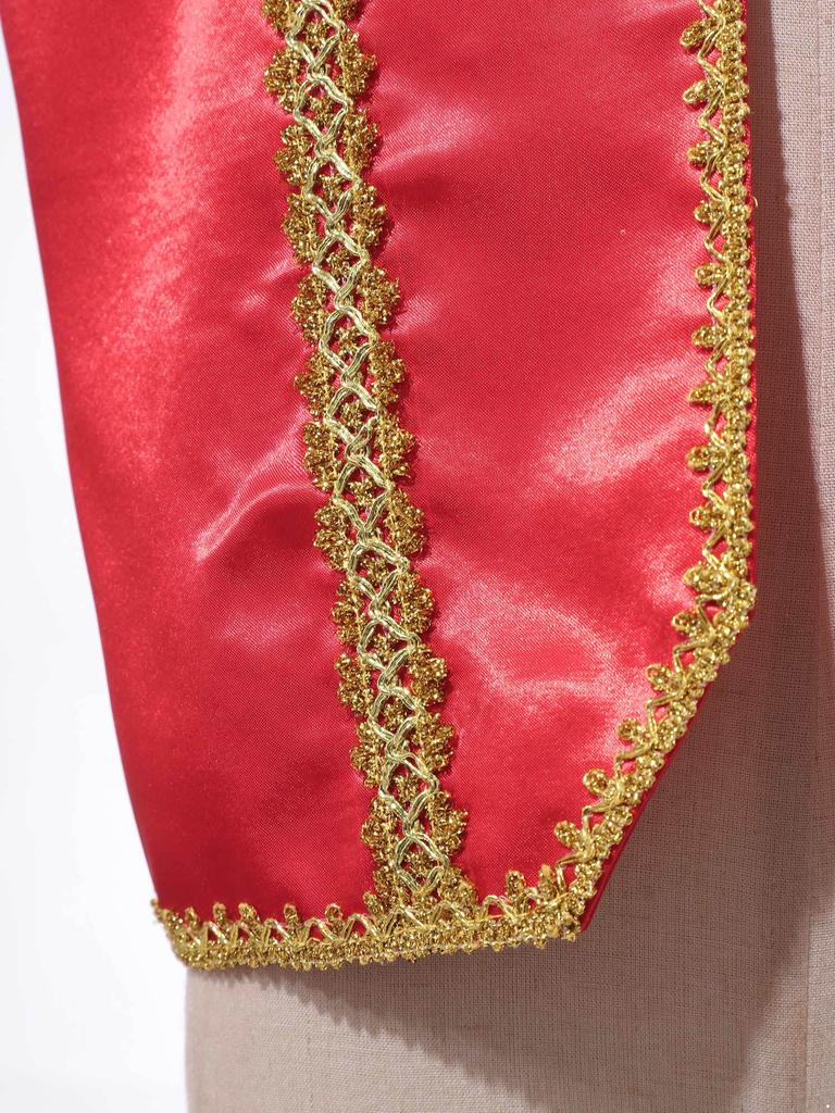Kids Boys Fairytale Cosplay Arabian Prince Costume V Neck Open Front Waistcoat Vest Halloween Fancy Dress Up