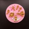 8 Fairy Sizes Shapes Angel Baby 3D Wing Silicone Mold Tools for Make Chocolates Hard Candies Desserts Ice Candles Soap Baking Cake Decor
