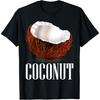 Damen Kokosnuss Kurzarmtop Kokosnuss Herren Grafik-T-Shirt