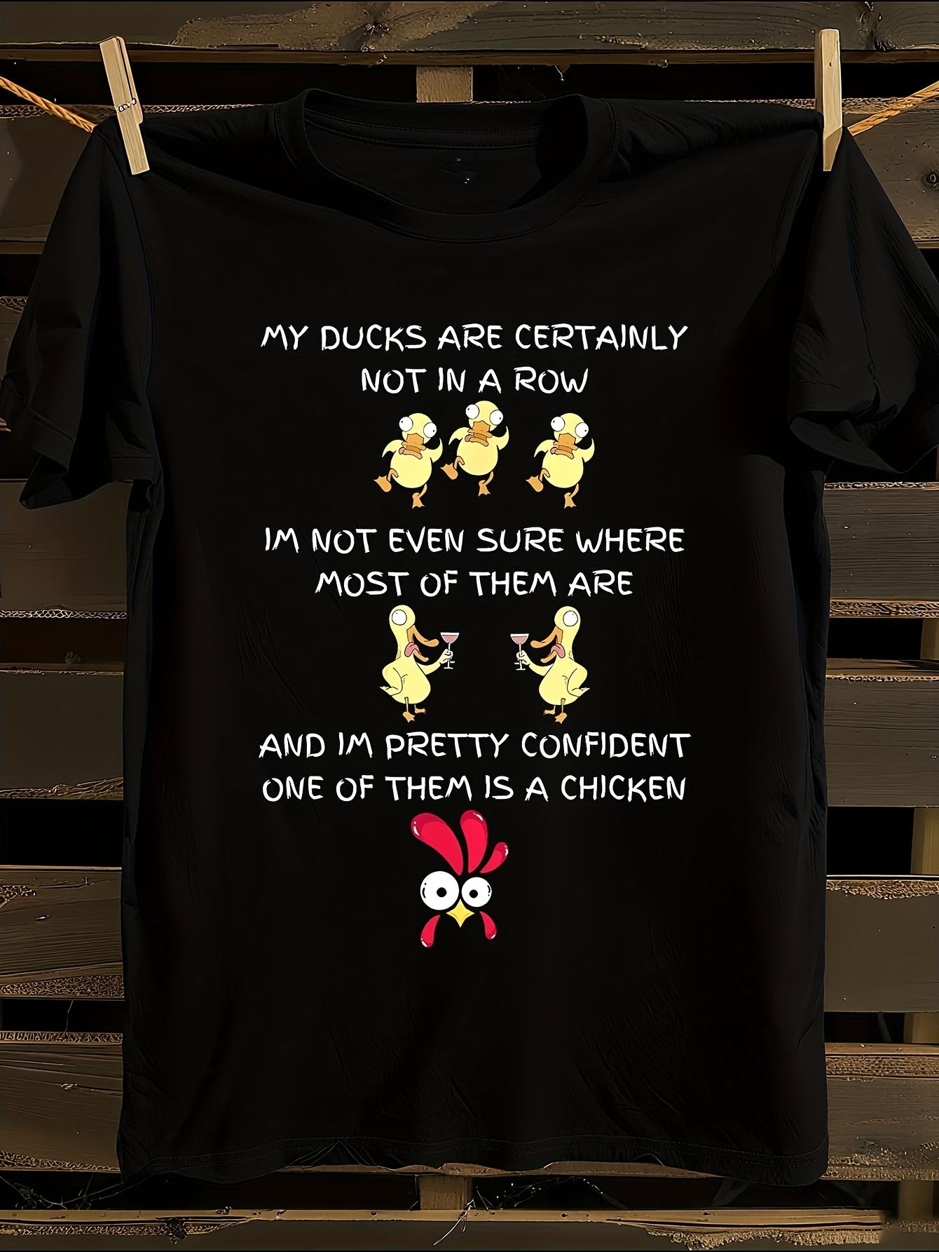 Funny Duck Chicken Novelty Tshirt XXXL