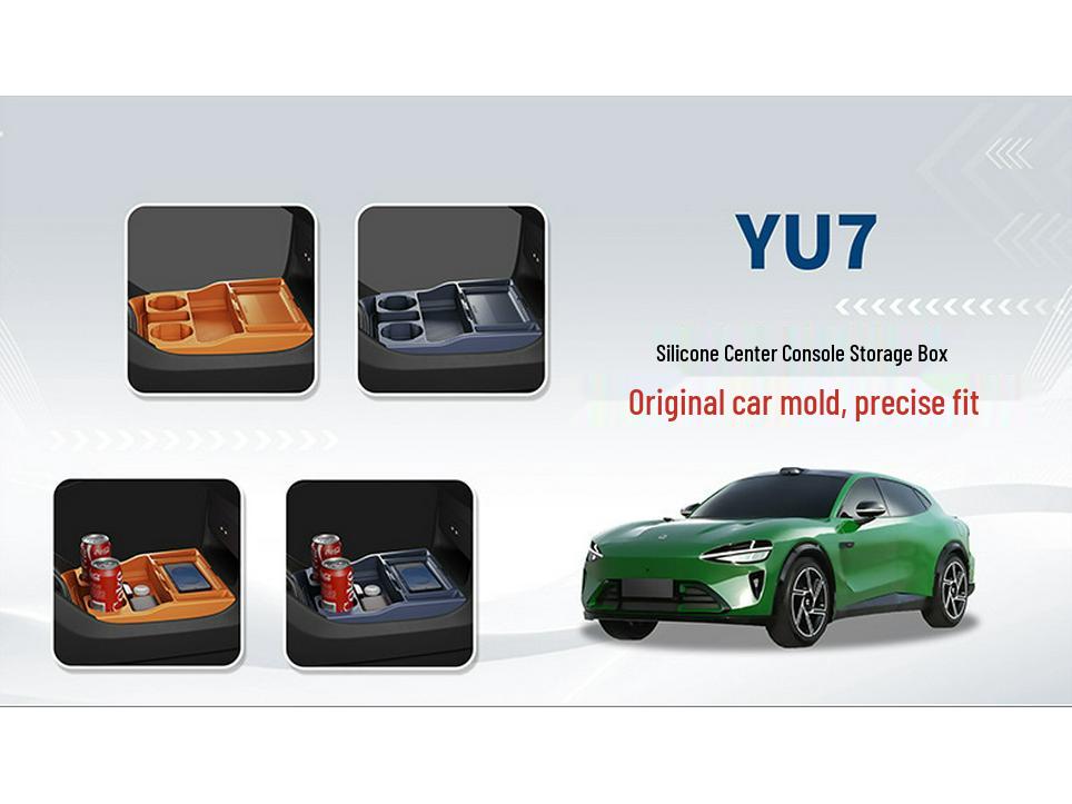 Silicone Protective Pad for Xiaomi YU7 Center Console Storage Box