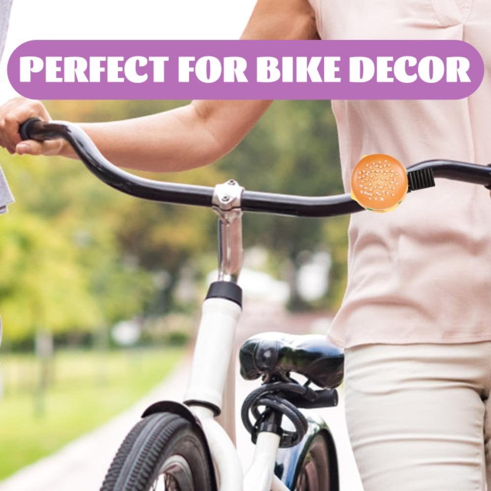 French Fries Bicycle Horn Hamburg Bike Scooter Bell Cartoon Bicycle Bell  Highway Vehicles