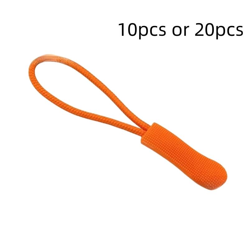 10/20 Stück Reißverschlussanhänger Ziehtab Ende Passend Seilanhänger Ersatzclip Gebrochene Schnalle Fixierer Reißverschlusskordel Lasche Reisetasche Koffer Zelt Rucksack