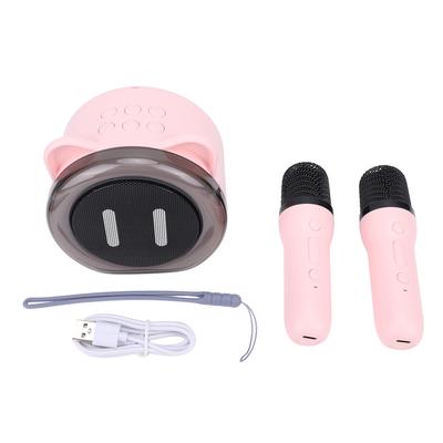 Portable Bluetooth Karaoke Machine Clear Stable Sound Mini Karaoke Machine with Double Microphones