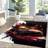 Neon Retro Car Night Drive Floor Mats for Living Room, Bedroom and Room Decoration Are Suitable for Gifts.